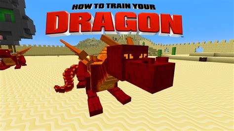 Minecraft How To Train Your Dragon Fire Dragons 39 Youtube