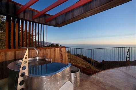 High atop the cliffs of #bigsur sits post ranch inn. Post Ranch Inn, Big Sur, California - Luxury Travel