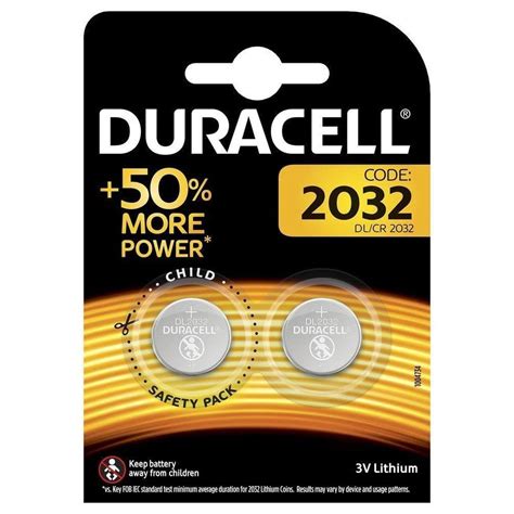 Buy Duracell Specialty 2032 Lithium Coin Battery 3v Dl2032cr2032 Pack