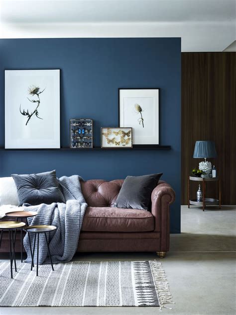 Blue Color Living Room Designs Home Interior Design