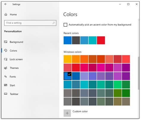 How To Change The Windows 10 Taskbar Color