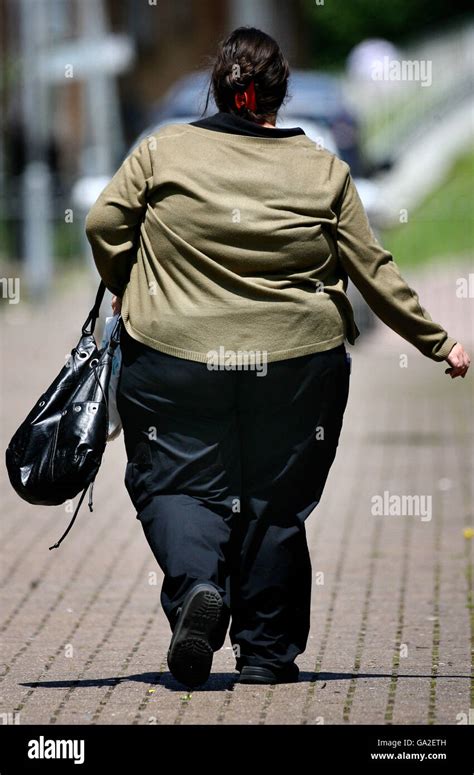 Obese Woman Walking Hi Res Stock Photography And Images Alamy