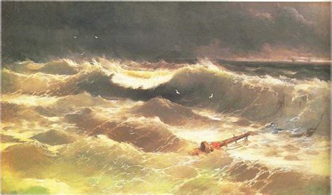 Tempest 1 Painting Ivan Aivazovsky Oil Paintings