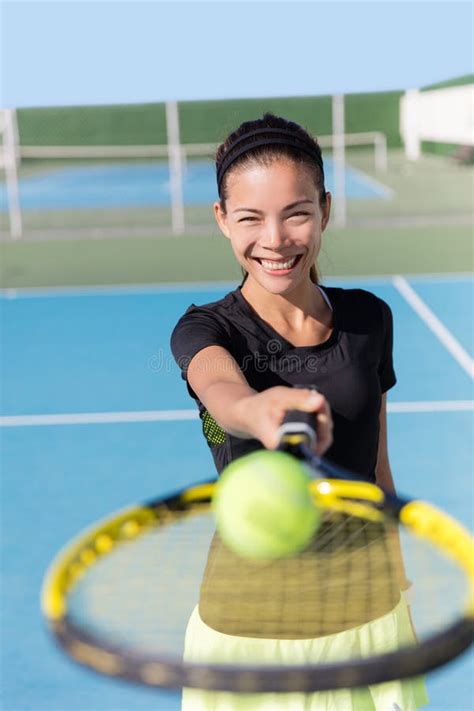 Tennis Girl Stock Image Image Of Caucasian Beautiful 12358631