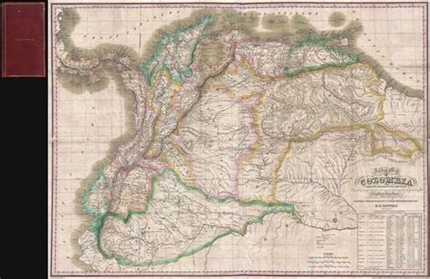 A New Map Of Gran Colombia With Its Departments And Provinces Compiled