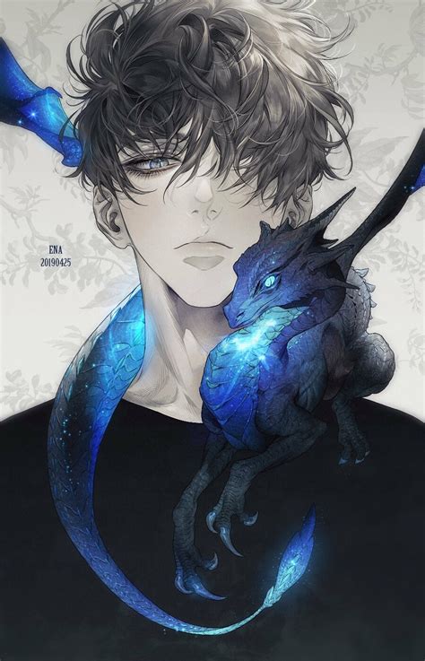 Artstation Blue Ena Anime Drawings Boy Anime Fantasy Anime