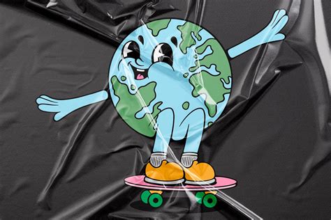 Earth Day Cartoon Collection Design Cuts