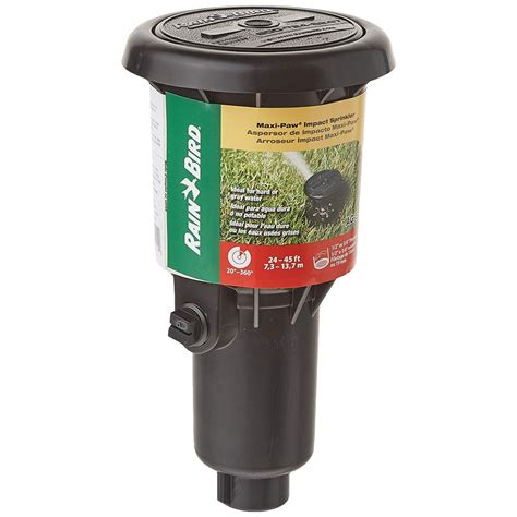 Rain Bird Ag 5 All Gallonage Pop Up Impact Sprinkler Adjustable 0