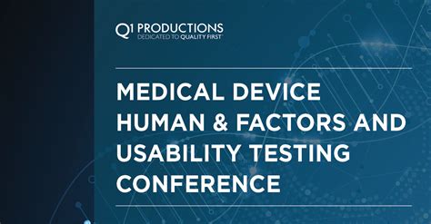 5th Annual Medical Device Human Factors And Usability Testing Conference