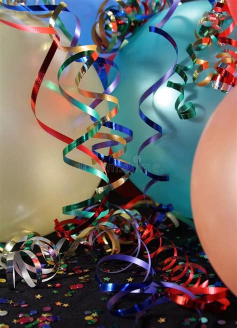 Party Balloons With Ribbons Picture Image 5181590