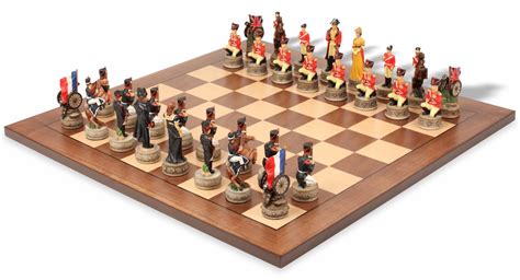 Battle Of Waterloo Theme Chess Set Package The Chess Store