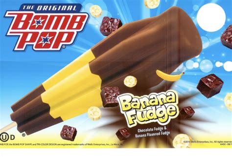 Bb Banana Fudge Bomb Pop 12 Ct Dingmans Dairy