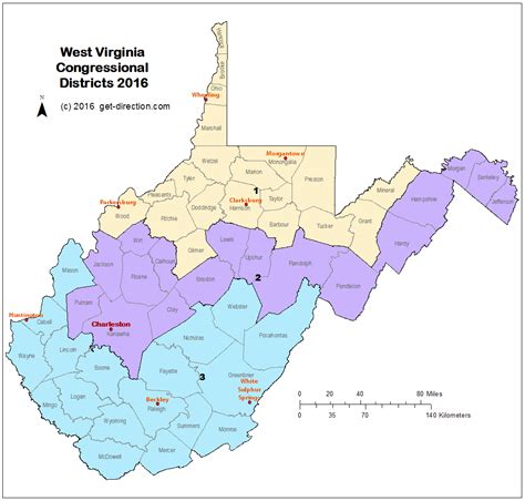 Map Of West Virginia Congressional Districts 2016