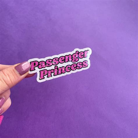 Passenger Princess Decal Etsy Uk