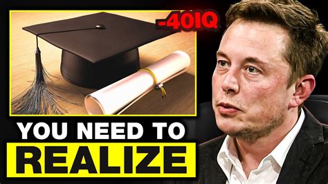 Elon Musk A Piece Of Advice College Students Are Unlikely To Hear Youtube