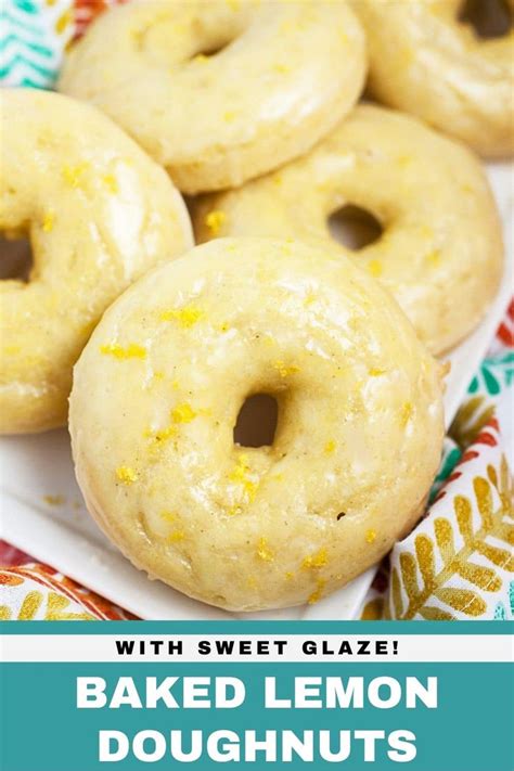 Baked Lemon Doughnuts Gluten Free The Rustic Foodie Recipe