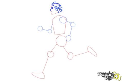 How To Draw A Running Person Drawingnow
