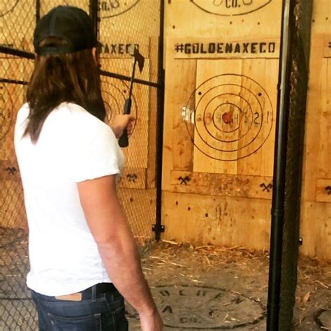 Zach Mcgowan Auf Instagram „fist Time At An Axe Throwing Spot I Was Pretty Sure I Would Be