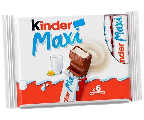Kinder Chocolate Maxi Pack 6 X 21 G