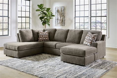 Signature Design By Ashley Ophannon 2 Piece Sectional With Chaise