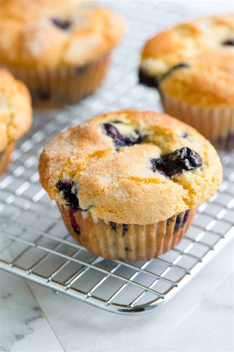 Vanilla Blue Berry Muffins Made With Vanilla Extract An Easy