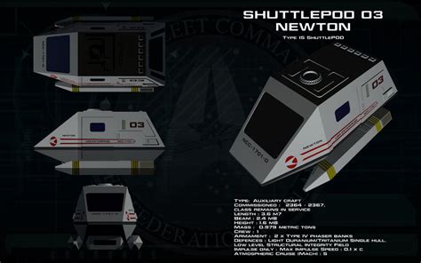 Type 15 Shuttlepod Ortho Newton By Unusualsuspex Ortho Star Trek