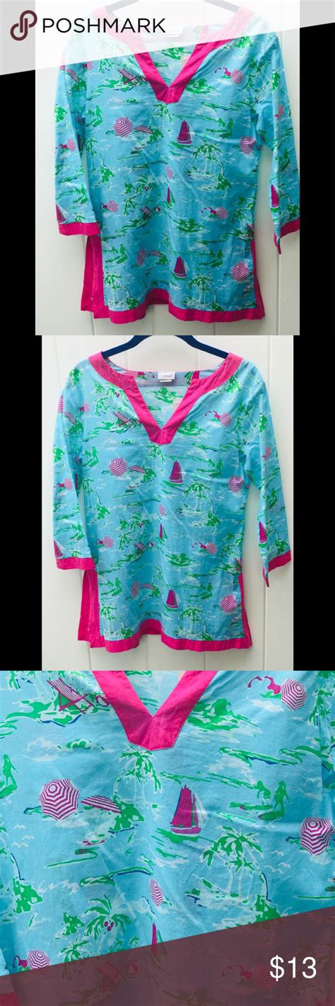 Color Small Swim Coverup Lilly Pulitzer Look Alike Color Small Swim