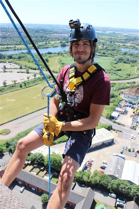 Charity Abseil Day Raised Over £12000 Northamptonshire Health Charity