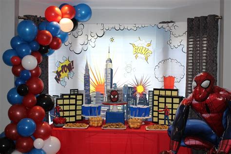 Spiderman Birthday Diy Balloon Garland Backdrop In 2019 Birthday