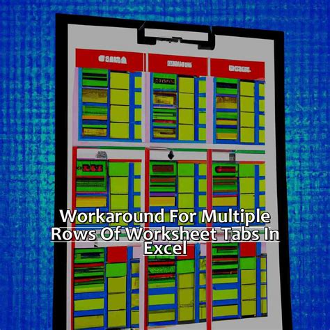 Excel Multiple Rows Of Worksheet Tabs