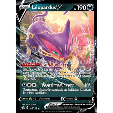 Léopardus-V 104/198 PV190 Carte Pokémon™ Ultra rare Neuve VF