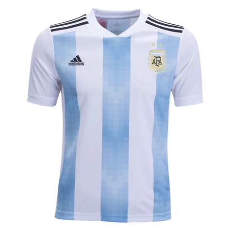 Muestra tu pasión por la selección argentina con el jersey oficial de adidas. Argentina 2018 1ª EQUIPACIÓN Niños CAMISETAS DE FÚTBOL