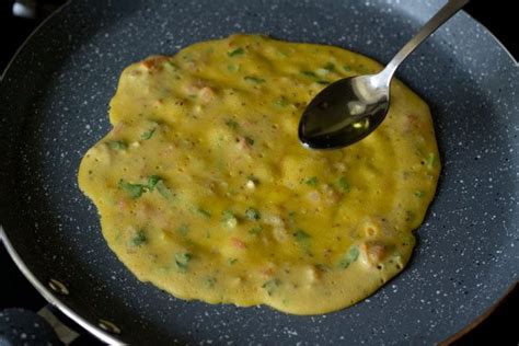 Besan Cheela Recipe How To Make Besan Chilla Recipe Veg Omelette Recipe