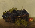Basket with Grapes Painting | Victoria Fantin-Latour Oil Paintings
