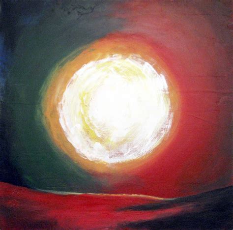 Sun Art Abstract Painting On Big Canvas A Moment Of Sun Abstract