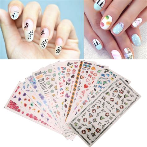 May 03, 2020 · amazing nail art supplies from crystal nails. 12pcs Sheets Nail Art Stickers DIY Fingernail Makeup Design Gel Nail Polish Flower Pigment ...