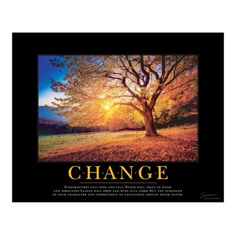Change Tree Motivational Poster Motivational Posters Garden Of Words
