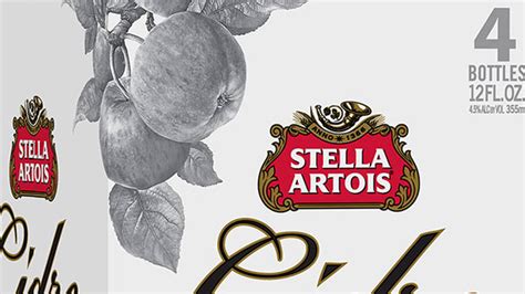 Stella Artois Cidre Dieline Design Branding And Packaging Inspiration