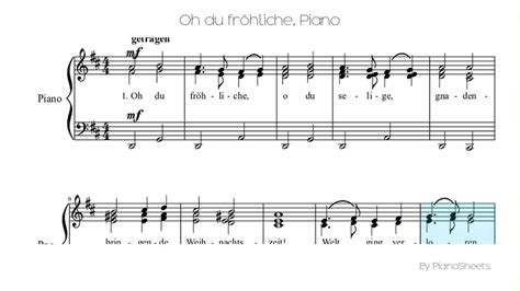 Sie finden hier eine uebersicht an kostenlosen noten. Klaviernoten O Du Fröhliche Kostenlos - Keyboard Noten ...