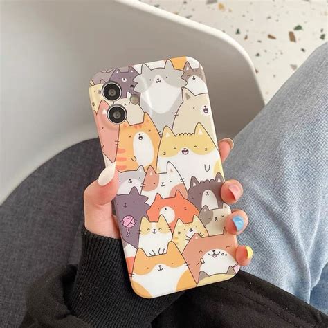 cute cat phone case iphone12 iphone 11 iphone 11pro iphone etsy