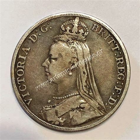 1 Crown 1891 Victoria United Kingdom