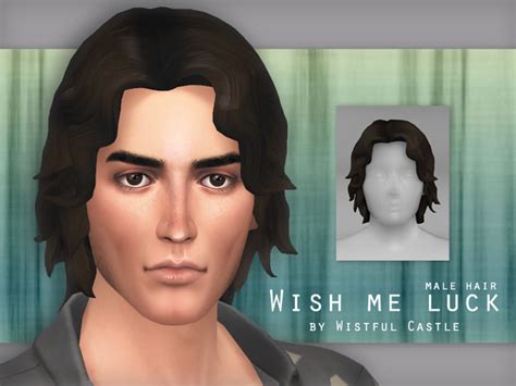 Wish Me Luck Male Hair By Wistfulcastle At Tsr Sims 4 Updates