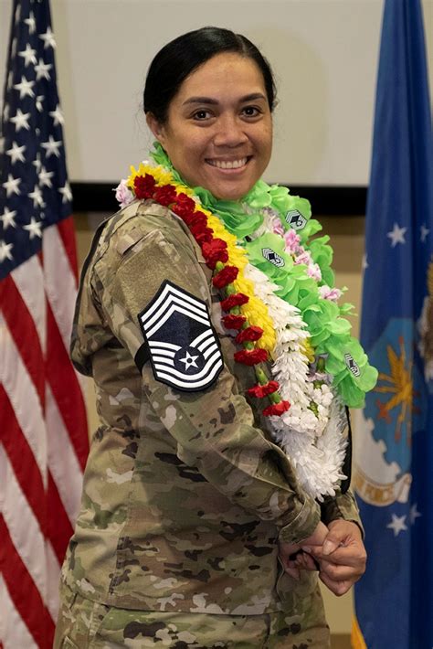 historic first migo first female american samoan promoted to cmsgt in us air force air force