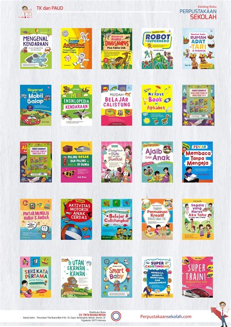 Katalog Buku Untuk Perpustakaan Tk Dan Paud Perpustakaan Sekolah