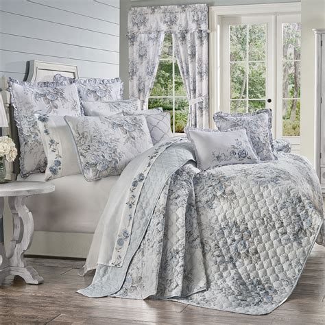 2/3pcs bedding set printed flowers comforter quilt cover pillowsilp cotton warm soft duvet cover for home textile 0 review cod. Estelle Blue Full/Queen 3PC. Quilt Set