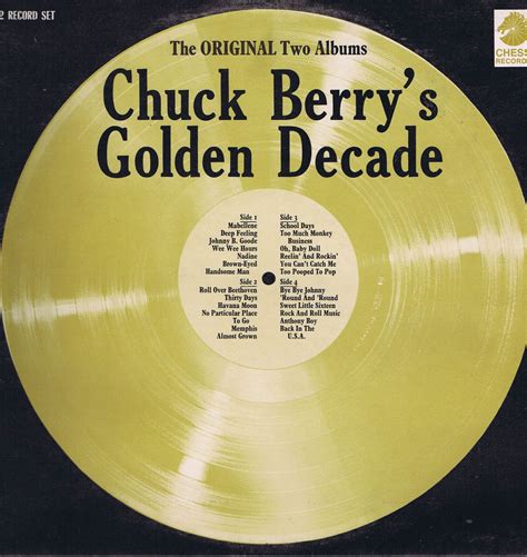 Chuck Berrys Golden Decade Chess ‎ 6641 018 Wax Vinyl Records