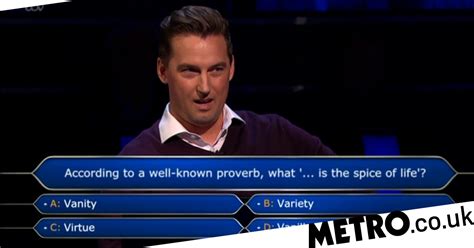 Who Wants To Be A Millionaire Contestant Struggles On £100 Question Metro News