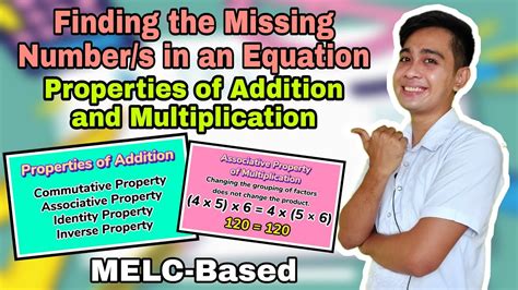 finding  missing number   equation grade  math module  melc