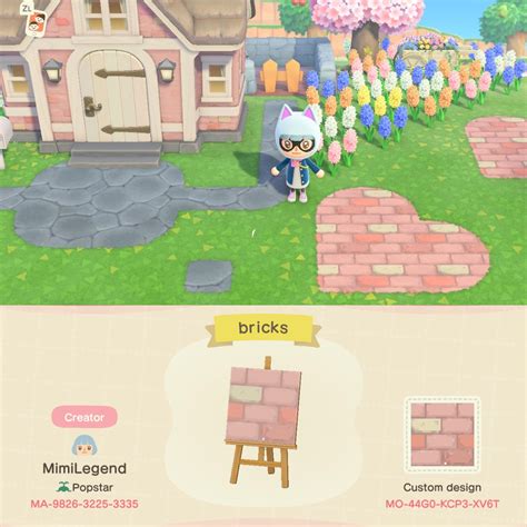 Made a brick design inspired by the pink house. Lay it on top of dark