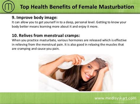 health benefits of female masturbation